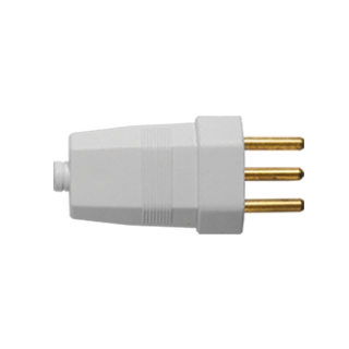 Pino Bipolar 2P + T 10A 250V Cinza  Pino Bipolar 2P + T 10A 250V Cinza