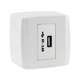 Tomada USB 2A  Tomada USB 2A